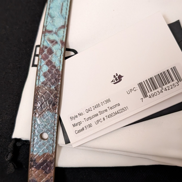 Brahmin Turquoise Stone Margo Crossbody - Picture 3 of 4